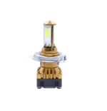 A2D H4-Cap-Top Bike Stock Replacement H4 HS1 40W Led Full Cobe 6000K Headlight Bulb White