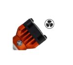 A2D H4-Cap-Top Bike Stock Replacement H4 HS1 40W Led Full Cobe 6000K Headlight Bulb White - Image 3