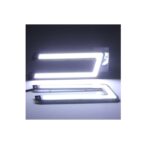 A2D Type-U White Led Fog Light Car DRL Day Time Running Lights - Image 2