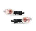 A2D Clear Glass OEM Bike Turn Indicators for Yamaha Set of 2