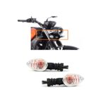 A2D Clear Glass OEM Bike Turn Indicators for Yamaha Set of 2 - Image 4