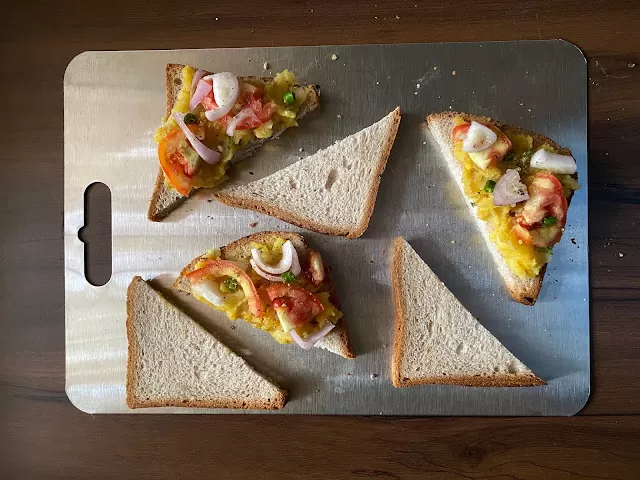 Meet the the ultimate Indian grandmom’s #loveyourleftovers grilled sandwich!