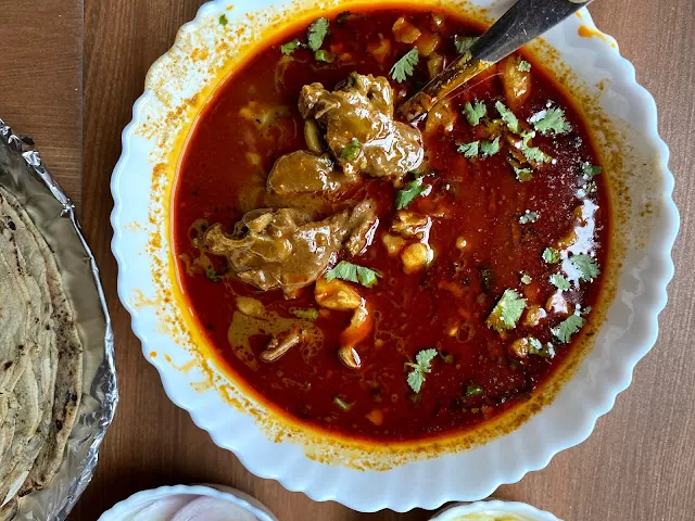 Mutton curry from Nasik’s Divtya Budhlya
