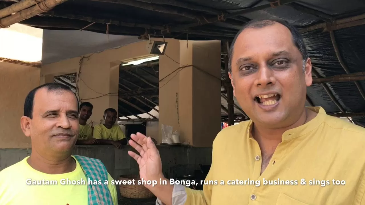 Durga pujo bhog at Mumbai’s oldest Durga Puja. Bombay Durga Bari Samiti
