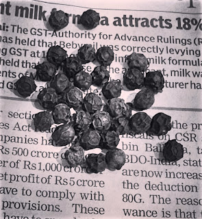 Peppercorns in news(papers)