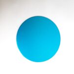 Blue Circle Cake Base