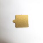 Matte Gold Square Pastry Base