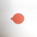 Orange Round Pastry Base