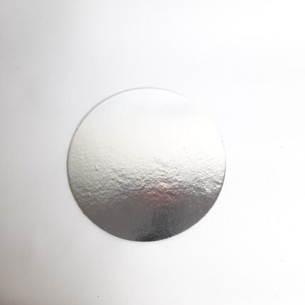 Silver Round Cake Base