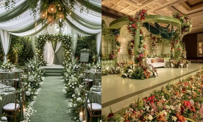 Green of Eden Wedding Decoration Theme
