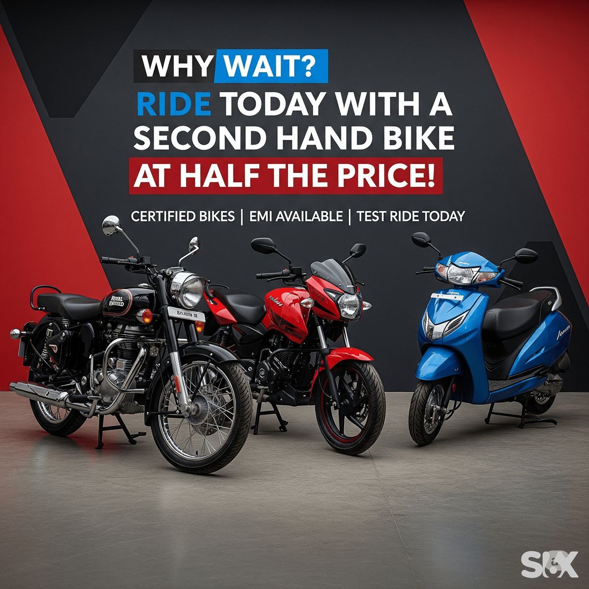 Explore the Best Used Bikes for Sale in Patna – Only at SIX–BUY & SELL