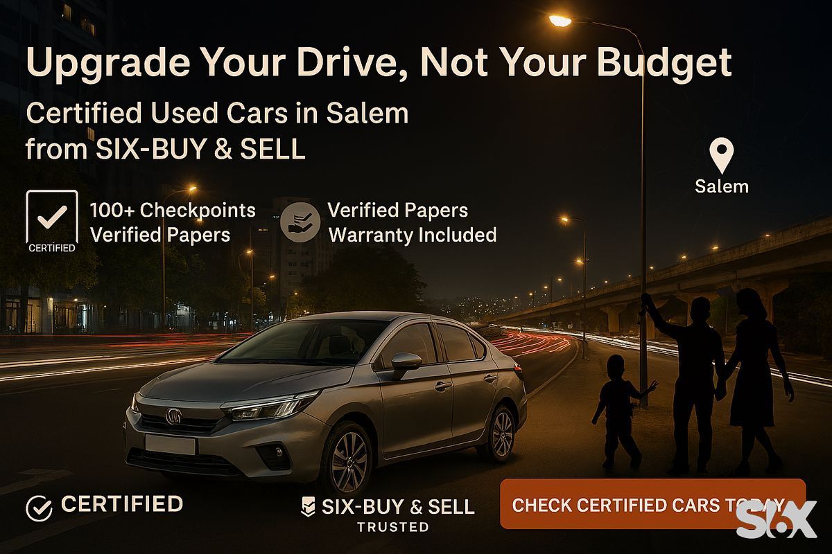 Certified Used Cars in Salem | Trusted Secondhand Cars | SIX-BUY & SELL  Meta Description: