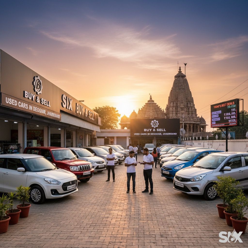 Used Cars in Deoghar, Jharkhand | Verified Listings | Six Buy & Sell (This title is 60 characters. It leads with the main keyword, includes the key location, highlights your main value proposition ("Verified Listings"), and ends with your brand for recognition.) Meta Description (for your <meta name="description"> tag): Find your perfect used car in Deoghar, Jharkhand with Six Buy & Sell. We offer 100% verified listings, transparent pricing, and full RTO (JH-15) Used Cars in Deoghar, Jharkhand | Verified Listings | Six Buy & Sell (This title is 60 characters. It leads with the main keyword, includes the key location, highlights your main value proposition ("Verified Listings"), and ends with your brand for recognition.) Meta Description (for your <meta name="description"> tag): Find your perfect used car in Deoghar, Jharkhand with Six Buy & Sell. We offer 100% verified listings, transparent pricing, and full RTO (JH-15)