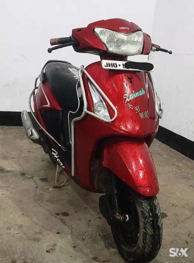 Hero Pleasure drum-brake Used scooty in India