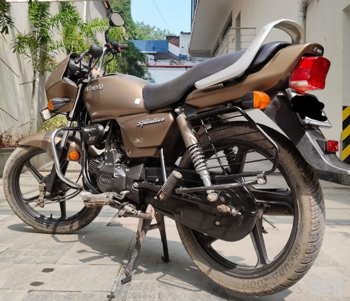 Hero Splendor Plus i3s-drum-brake-self-start-alloy-wheel Used bikes in Brand-hero