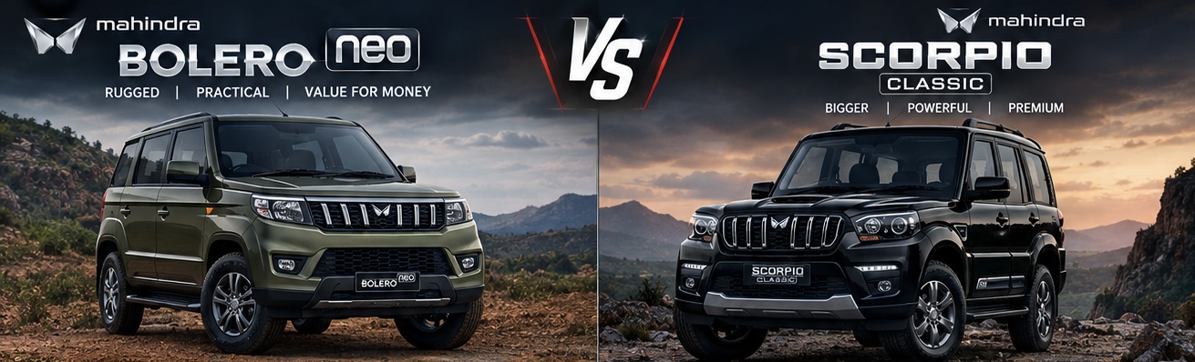 Mahindra Bolero Neo vs Mahindra Scorpio Classic